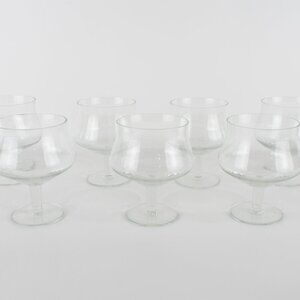 Set of 7 Pieces Glass Dish Container for Shrimp Cocktail, Ice Cream, Fruit Salad
